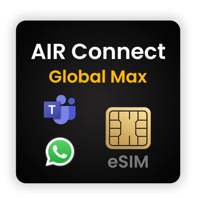 AIR Connect Global 40GB Data Microsoft Teams & WhatsApp Optimised 365 Days